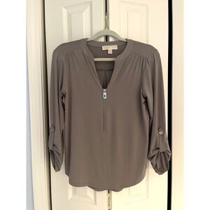 Michael Kors Zipper Blouse NWOT